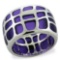 Beautiful High Polished Purple Openwork Ring
