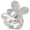 Beautiful .26ct White Topaz Butterfly Ring