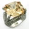 Classy 1.50ct Champagne Topaz Ring