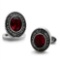 Oval 2.54ct Garnet Marine Corps Cufflink
