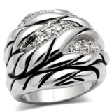 Elegant .18ct White Sapphire Fashion Ring
