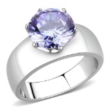 Round 3.87ct Light Amethyst Statement Ring