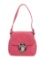 Marc Jacobs Red Leather Push-lock Top Hdl Bag