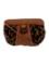 Carlos Falchi Brown Ponyhair Gold-tone Shldr Bag