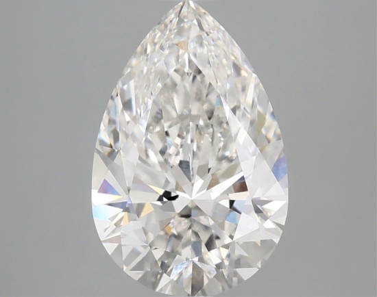 Igi Certified Pear Cut 3.08ct Vvs2 Lab Diamond