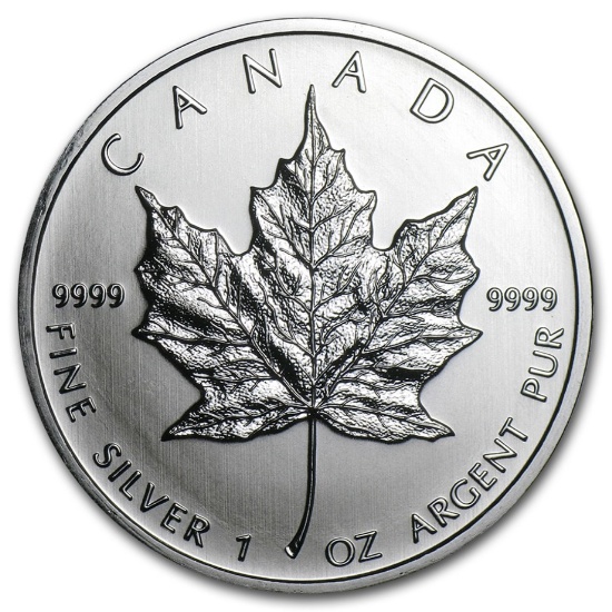 2011 Canada 1 Oz Silver Maple Leaf Bu