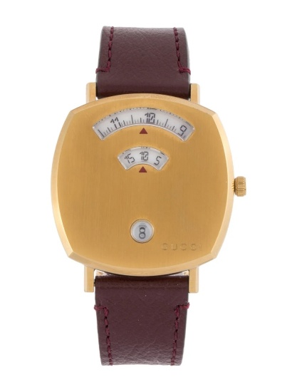 Gucci Grip Ss White Dial Unisex Quartz 35mm