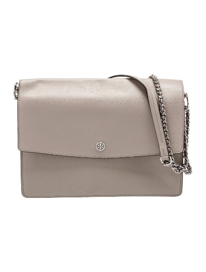 Tory Burch Leather Silver-tone Hdw Crossbody Bag