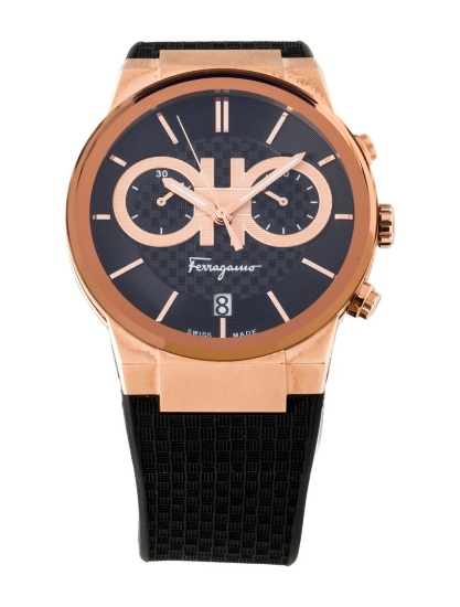 Salvatore Ferragamo Sapphire Men's Chrono 41mm