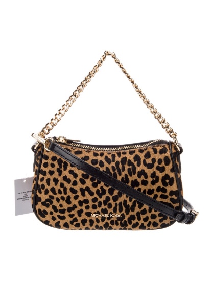 Michael Kors Gold-tone Hdw Zip Cls Shldr Bag