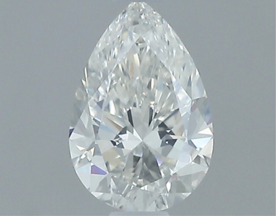 Gia Certified Pear Cut .50ct Si1 Diamond