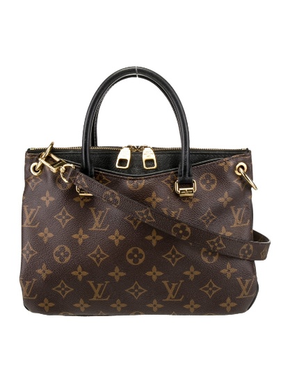 Louis Vuitton Pallas Bb Brn Brass Hdw Top Hdl Bag
