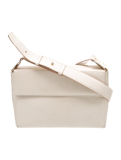 Salvatore Ferragamo Lthr Gold-tone Hdw Shldr Bag