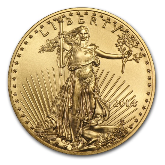 2014 1/4 Oz American Gold Eagle Bu