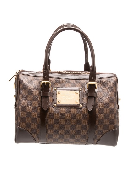 Louis Vuitton Ebene Berkeley Brass Hdw Top Hdl Bag
