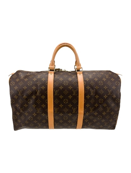 Louis Vuitton Mono Keepall 50 Vtg Weekender Bag