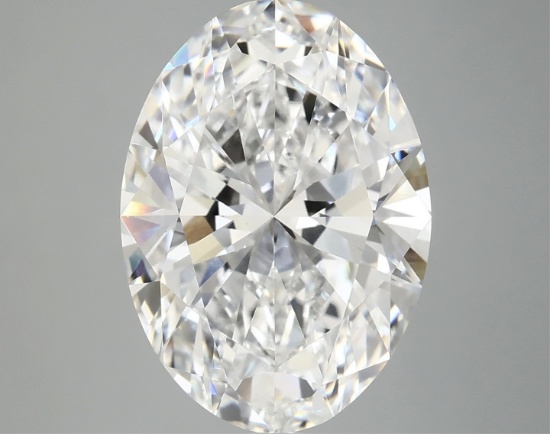 Igi Certified Oval Cut 6.02ct Vvs2 Lab Diamond