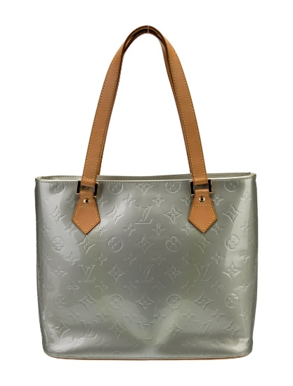 Louis Vuitton Houston Vtg Grey Vernis Top Hdl Bag