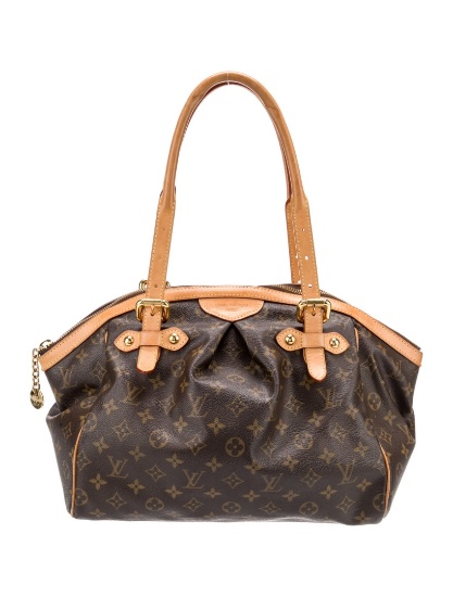 Louis Vuitton Tivoli Gm Brn Brass Hdw Top Hdl Bag