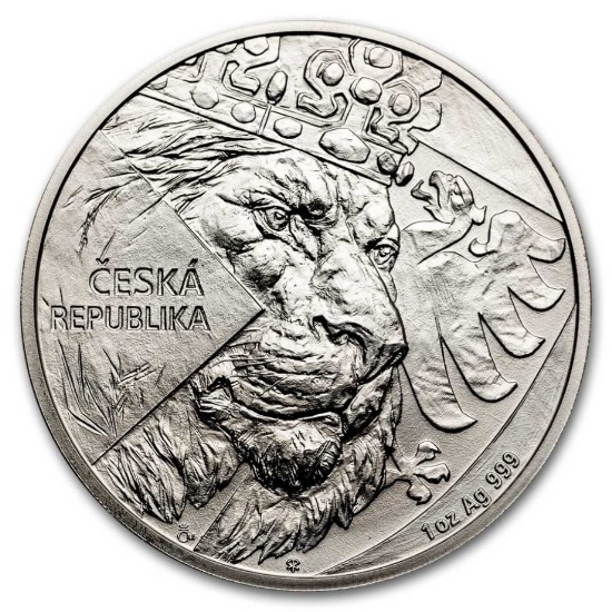 2024 Niue 1 Oz Silver Czech Lion Bu