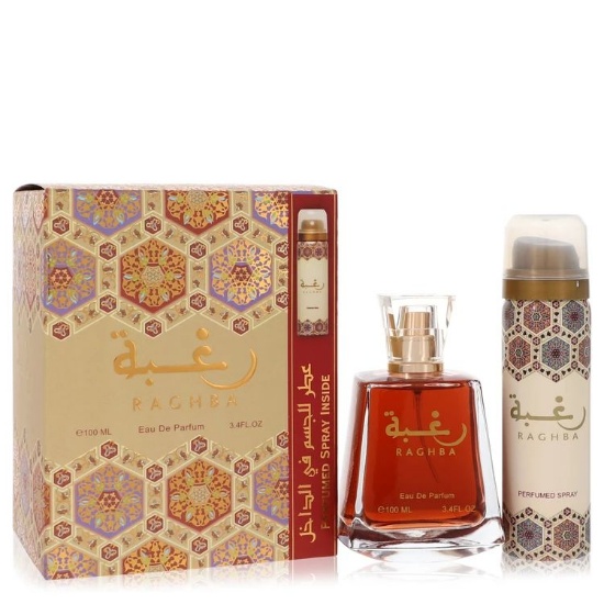 Lattafa Raghba Men's 3.4 Oz Eau De Parfum Spray