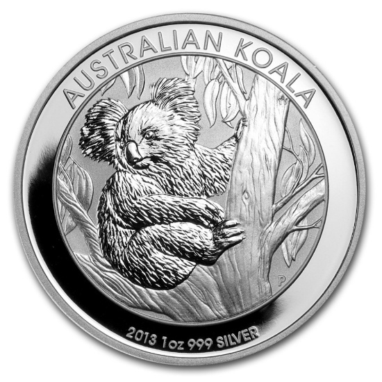 2013 Australia 1 Oz Koala Silver Bu