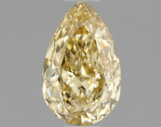 Fancy Yellow Pear Cut 1.03ct Vs1 Lab Diamond