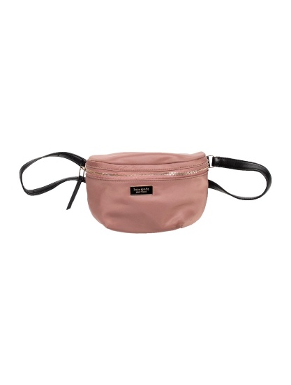 Kate Spade Pink Nylon Gold-tone Hdw Zip Belt Bag