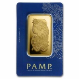 100g Gold Bar - Pamp Suisse Lady Fortuna Veriscan