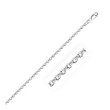 Sterling Silver High Polished Cable Chain 2.3mm