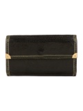 Louis Vuitton Blk Suhali Lthr International Wallet