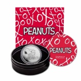 1oz Silver Peanuts Snoopy Valentine's Card