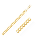 10k Gold Curb Bracelet