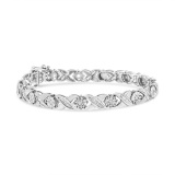 Dazzling 1.08ct Diamond Tennis Link Bracelet