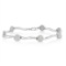 Elegant 1.00ct Diamond 7-stone Floral Bracelet