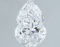 Gia Certified Pear Cut 2.00ct Si2 Diamond