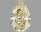 Fancy Yellow Pear Cut 1.08ct Vvs2 Lab Diamond