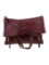 Tory Burch Burgundy Leather Snap Cls Shoulder Bag