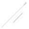 10k White Gold Classic Box Chain 0.6mm