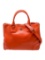 Tory Burch Orange Saffiano Leather Top Hdl Bag