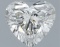 Gia Certified Heart Cut .62ct Vs1 Diamond