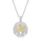 14k Gold Designer Sand Dollar Necklace