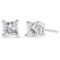 14k Gold .40ct Diamond Solitaire Earrings