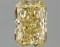 Fancy Yellow Radiant Cut 1.76ct Vvs2 Lab Diamond