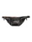Mcm Printed Black Leather Zip Closure Belt Bag
