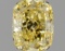 Fancy Yellow Cushion Cut 1.37ct Vs1 Lab Diamond