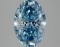 Fancy Blue Oval Cut 3.07ct Vs2 Lab Diamond