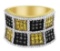 14k Gold 1.50ct Black & Yellow Diamond Ring