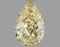 Fancy Yellow Pear Cut 1.53ct Vvs2 Lab Diamond