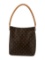 Louis Vuitton Brown Printed Zip Cls Shoulder Bag